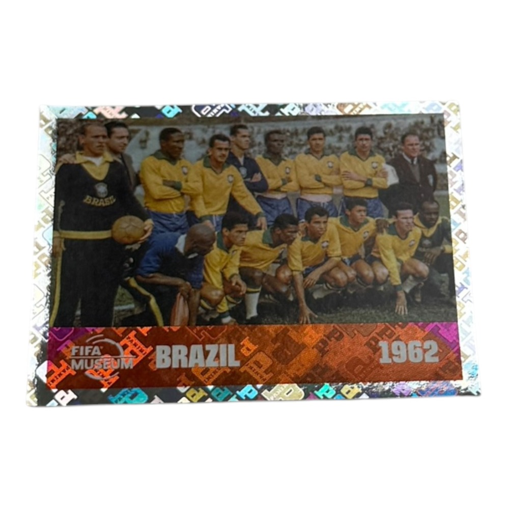 Panini FIFA World Cup 2026 Brazil 1962 FIFA Museum Sticker FWC 12 Holofoil